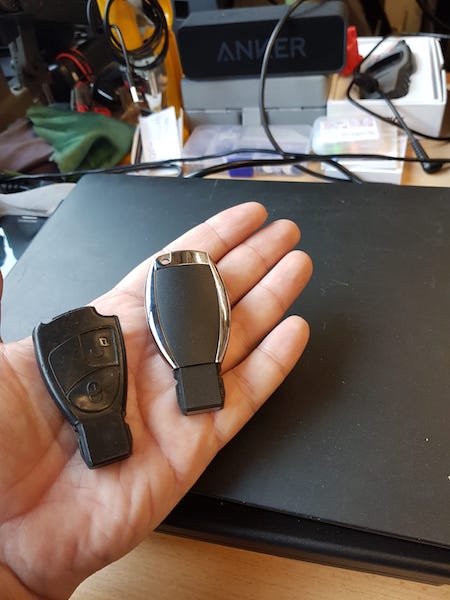 Neuer Schlüssel für Mercedes